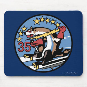 USAFA Squadon 35" musen för enorma vildvesslor" Musmatta