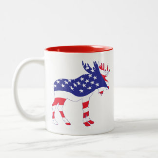 USAFlag—MOOSE Två-Tonad Mugg