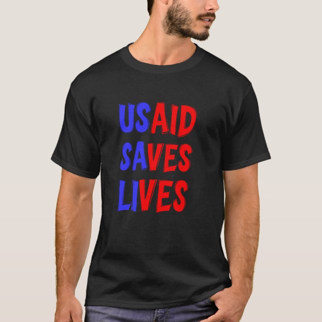 USAID Räddar Liv T Shirt (Framsida)