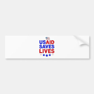 USAID Saves Lives US Agency Internationell Develop Bildekal