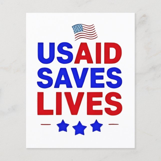 USAID Saves Lives US Agency Internationell Develop Flygblad (Framsidan)