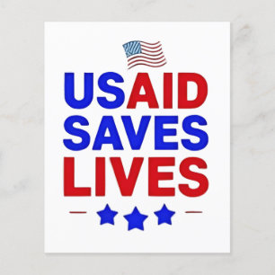USAID Saves Lives US Agency Internationell Develop Flygblad