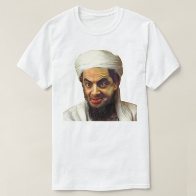 Usama tunna Laden eller Usama-bönorna lastade T Shirt (Design framsida)
