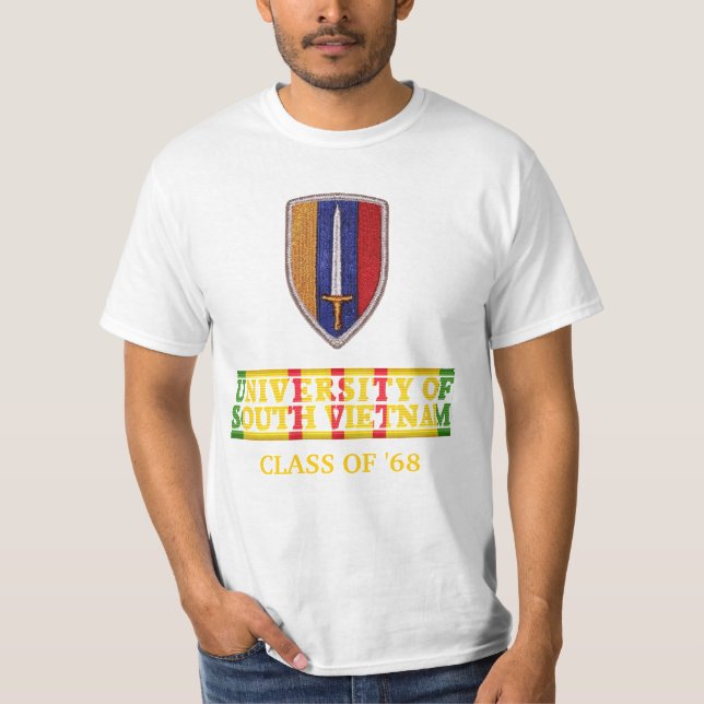 USARV-universiteten av den södra Vietnam skjortan Tee Shirt (Framsida)