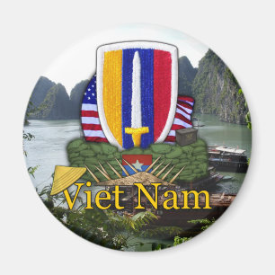 USARV Vietnam krig-plåstret Veterans Fridge Magnet