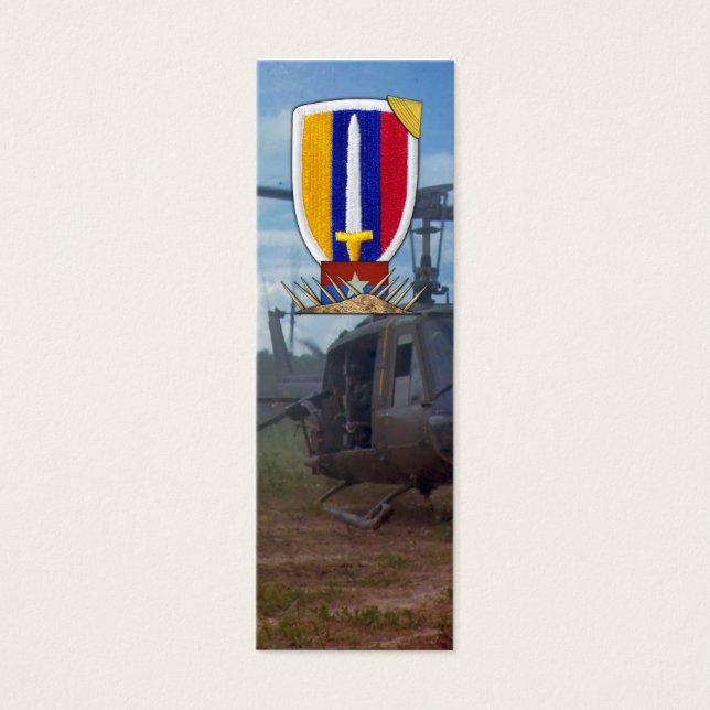 USARV Vietnam Nam Krig Patch-bokmärken Litet Visitkort (Framsidan)