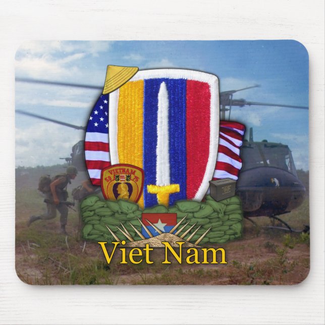 usarvvietnamkriget lappar veteranvets Mousepad Musmatta (Framsidan)