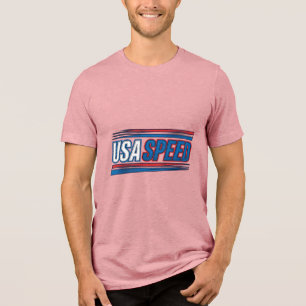 USAs snabbhetsracing Patriotisk Vintage Vector Des T Shirt