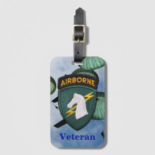 USASOC 1:a speciella OPS SOCOM-veteranveterinär -  Bagagebricka
