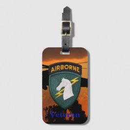 USASOC 1:a speciella OPS SOCOM-veteranveterinär -  Bagagebricka