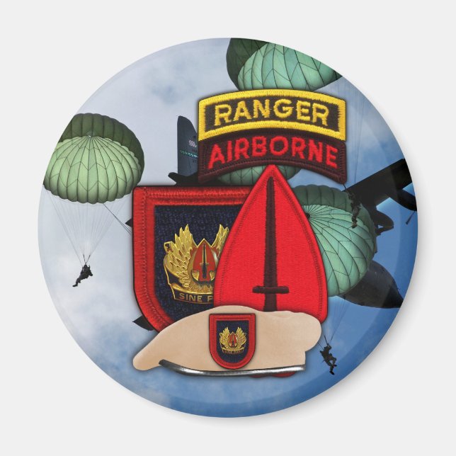 USASOC-kommando för speciell åtgärd, korrigeringsr Magnet (Framsidan)