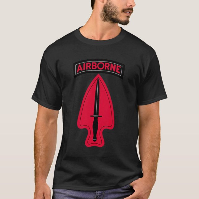USASOC Shirt Delta Force Shirt SFODD 1.5x T (Framsida)