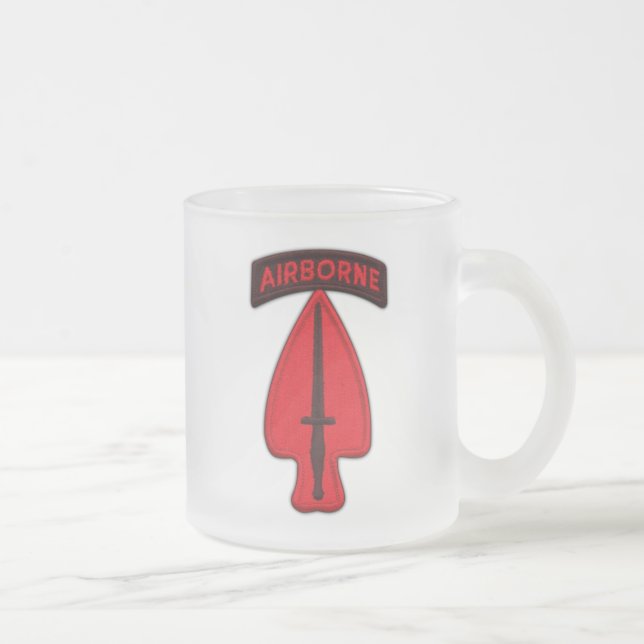 USASOC SOCOM SOC speciell ops sp of veterans Frostad Glasmugg (Höger)