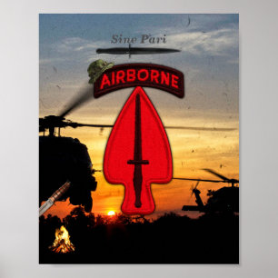 USASOC Speciella Ops lrps lrp recon Poster