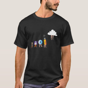 USB-cd-filserver för Cloud Storage Computer Evolut T Shirt