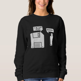 USB-diskett är jag din Far Geek T Shirt