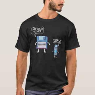 USB-diskett: Jag är din Far Nerd Geek T Shirt