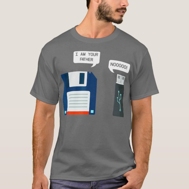 USB Flash-diskettenhet USB Im Din Far T Shirt (Framsida)