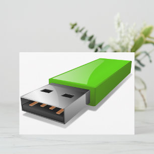 USB Flash-enhetsinbjudningar Inbjudningar