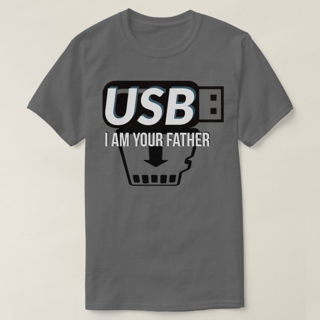 usb Jag är din far Classic Copy 1 T Shirt (Design framsida)