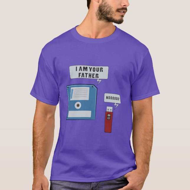 USB Jag är din far Rolig T Shirt (Framsida)