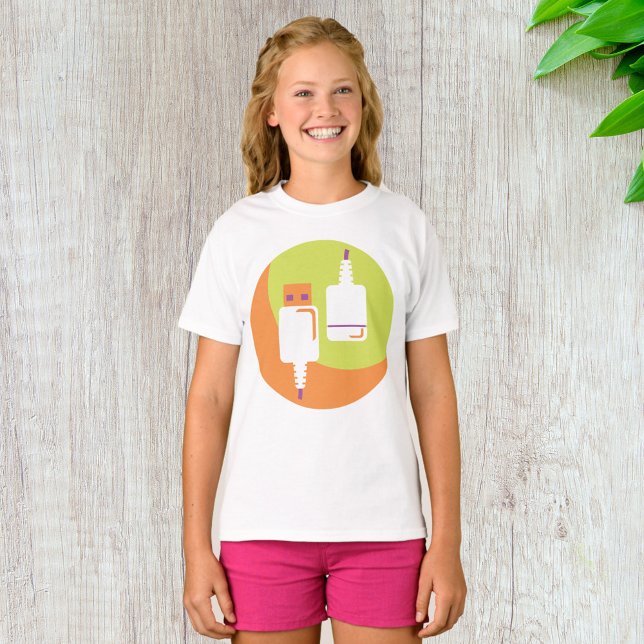 USB-kontaktikon T Shirt (Skapare uppladdad)