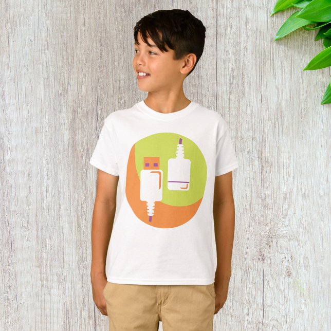 USB-kontaktikon T Shirt (Skapare uppladdad)