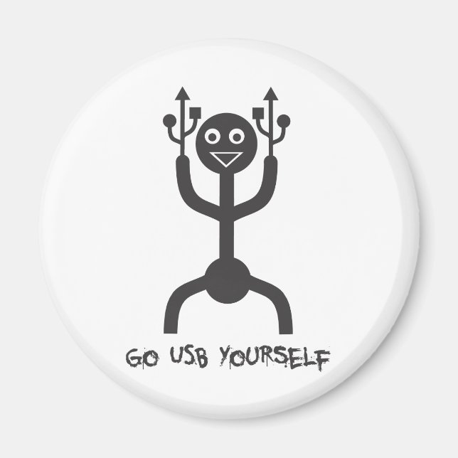 USB-man Magnet (Framsidan)