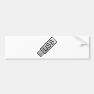 Usb-pinne Bildekal