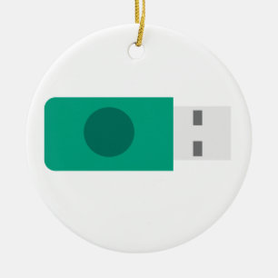 USB-stift Julgransprydnad Keramik