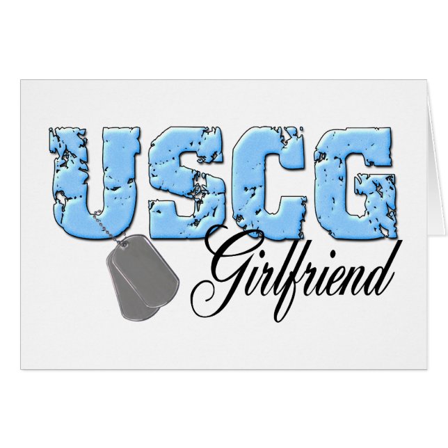 uscg99flickvän3 hälsningskort (Framsidan Horizontal)