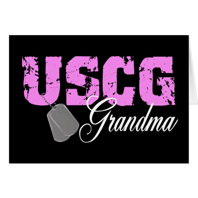 uscg99morma2blk hälsningskort (Framsidan Horizontal)