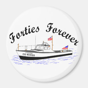 USCG 40 fot nytto- fartyg stora nr. 40450 fäster Magnet