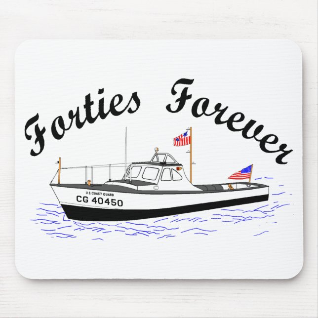 USCG 40 fot nytto- fartyg stora nr. 40450 Musmatta (Framsidan)