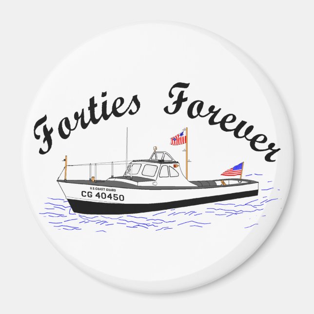 USCG 40-startvärde för matningsverktyg, stor # 404 Magnet (Framsidan)