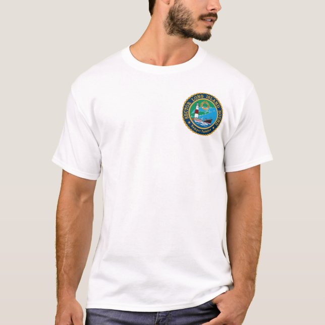 USCG-aids till navigering Long Island Sound Tee (Framsida)