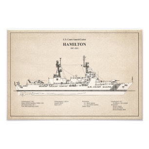 USCG Cutter Hamilton WHC-715 - SBD Fototryck