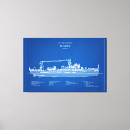 USCG Cutter Icarus wpc-110 - ABD Canvastryck