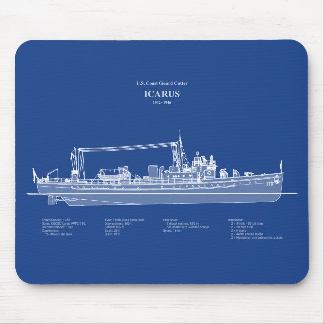 USCG Cutter Icarus wpc-110 - ABD Musmatta (Framsidan)