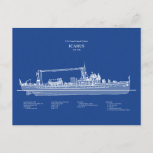 USCG Cutter Icarus wpc-110 - ABD Vykort