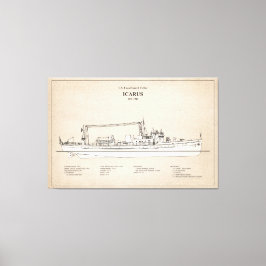 USCG Cutter Icarus wpc-110 - SBD Canvastryck
