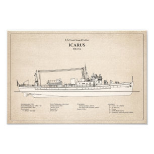 USCG Cutter Icarus wpc-110 - SBD Fototryck