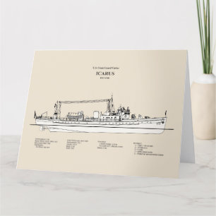USCG Cutter Icarus wpc-110 - SBD Tack Kort