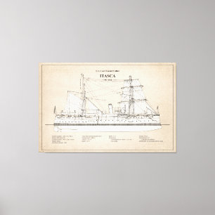 USCG Cutter Itasca - SBD Canvastryck