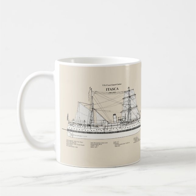 USCG Cutter Itasca - SBD Kaffemugg (Vänster)