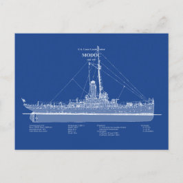USCG Cutter Modoc wpg-46 - ABD Vykort