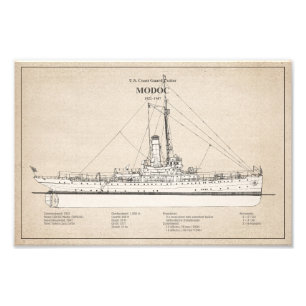 USCG Cutter Modoc wpg-46 - SBD Fototryck