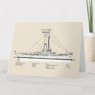 USCG Cutter Modoc wpg-46 - SBD Tack Kort