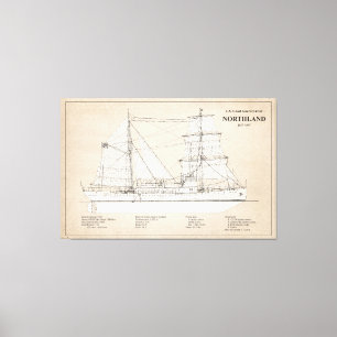 USCG Cutter Northland wpg-49 - SBD Canvastryck