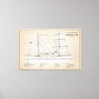 USCG Cutter Northland wpg-49 - SBD Canvastryck